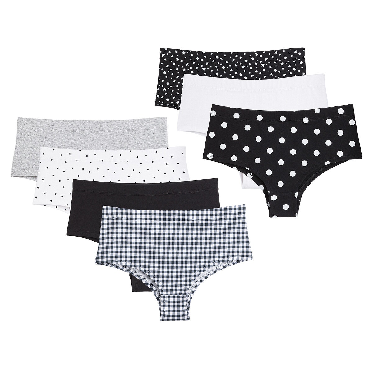 La Redoute Collections Σετ 7 σλιπ hipster