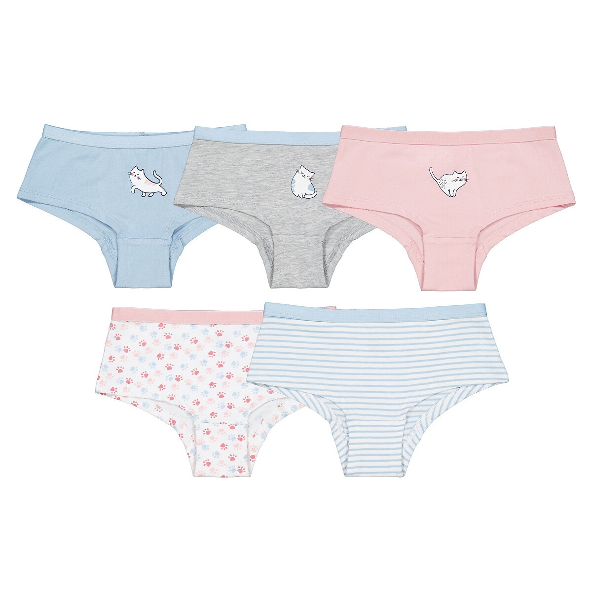La Redoute Collections Σετ 5 σλιπ hipster