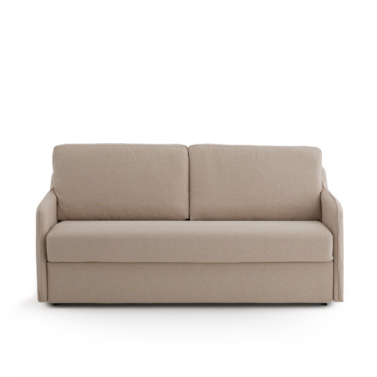 Καναπές-κρεβάτι με ανάγλυφη ταπετσαρία και στρώμα αφρού, Nano