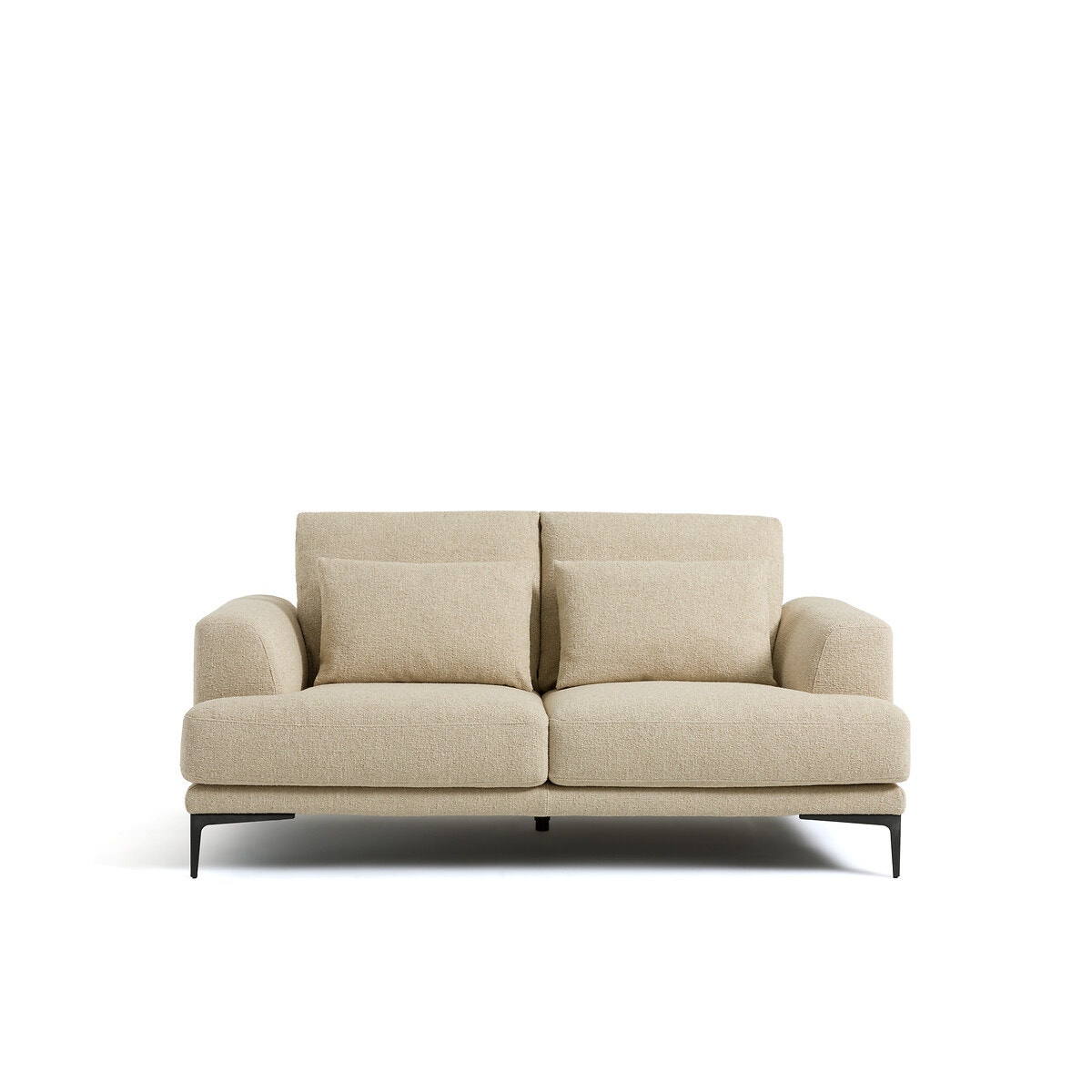 AM.PM Διθέσιος καναπές με μπουκλέ ταπετσαρία Μ105xΠ177xΥ83cm