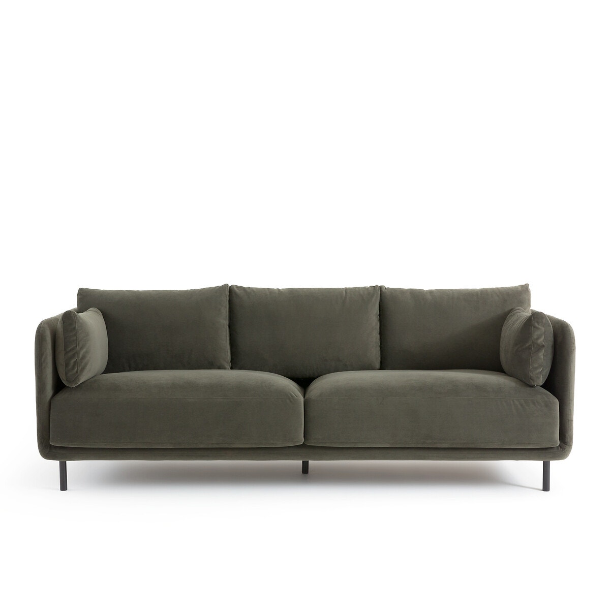 Καναπές από βελούδο Μ95xΠ200xΥ84cm