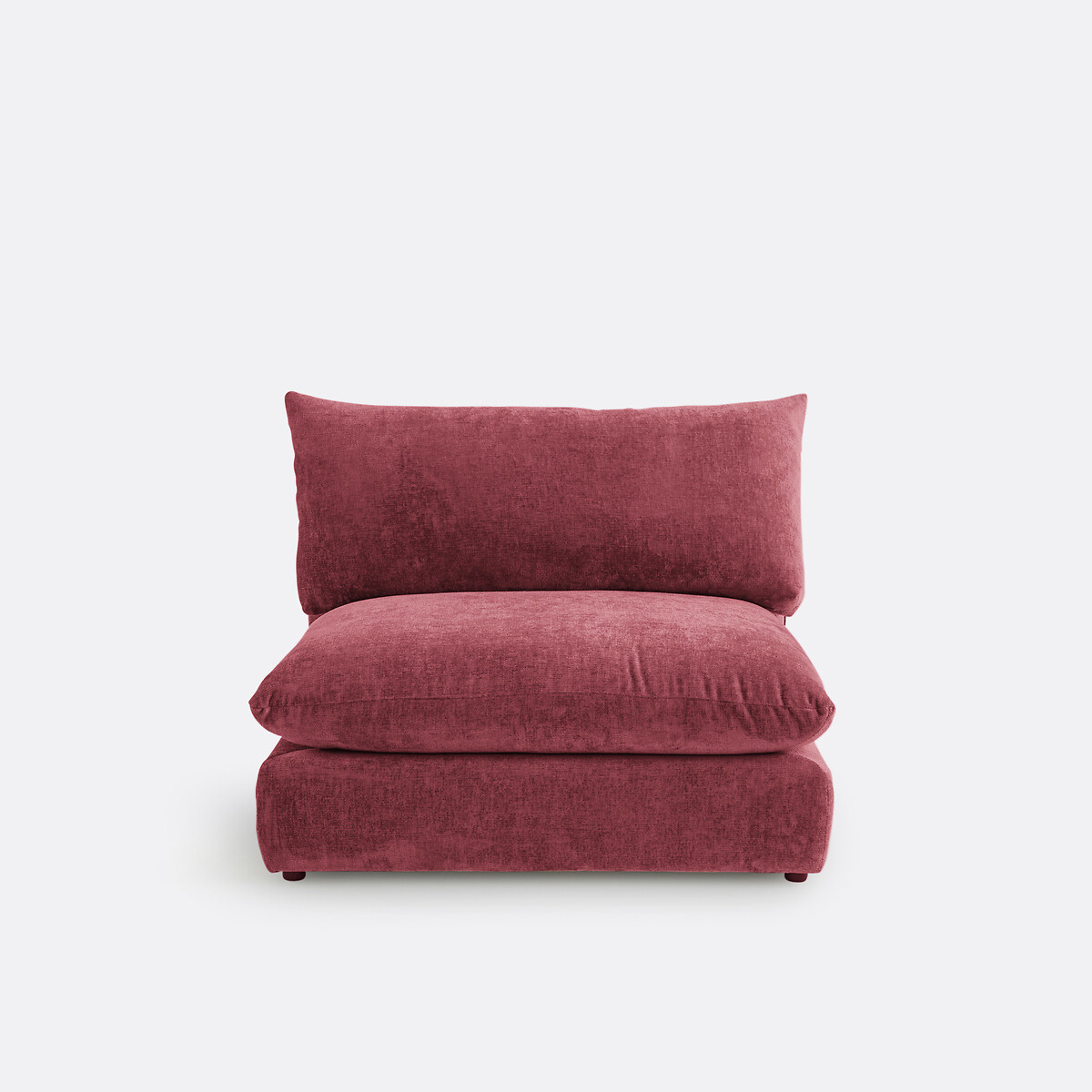 La Redoute Interieurs Πολυθρόνα χωρίς μπράτσα με ανάγλυφη ταπετσαρία Μ105xΠ117xΥ86cm