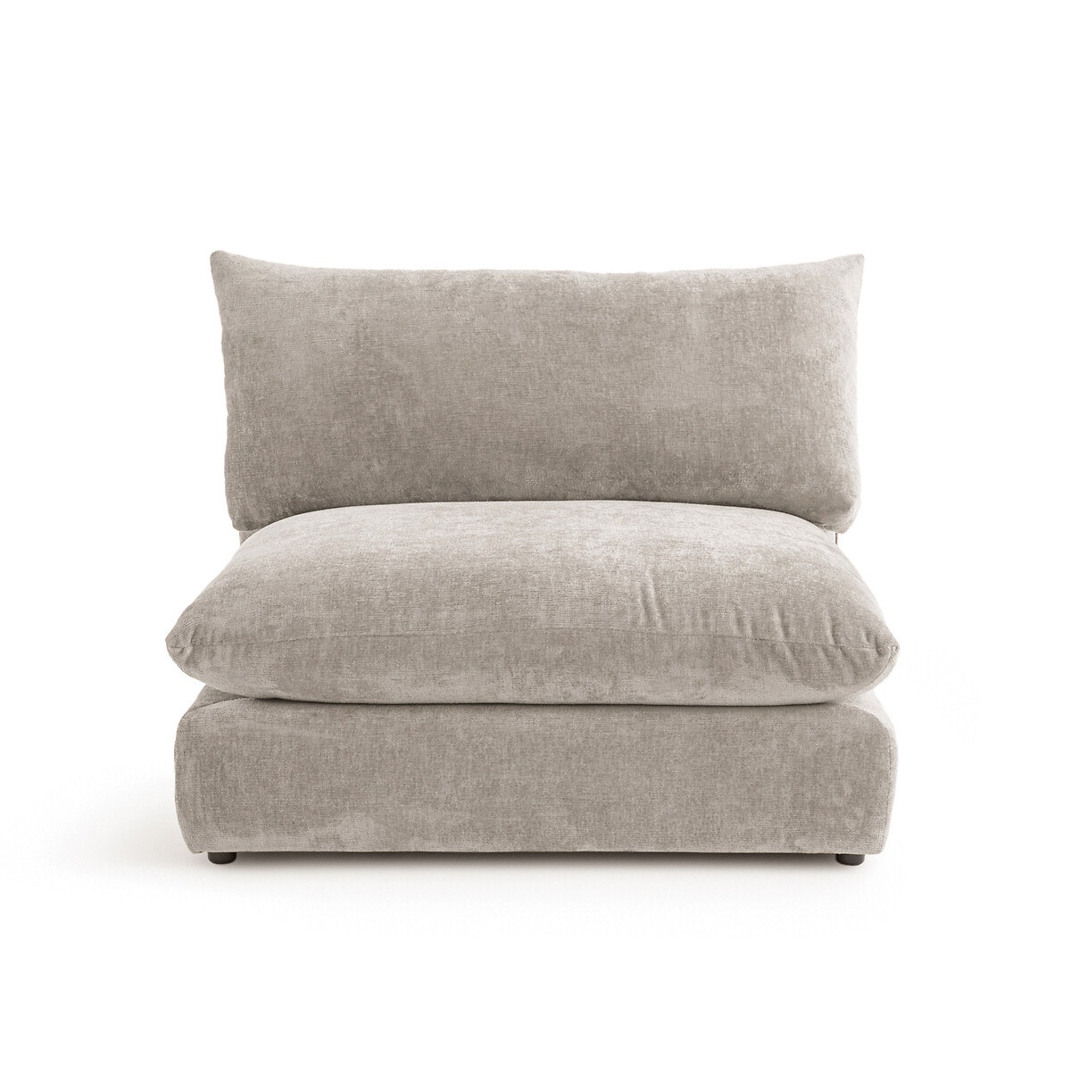 La Redoute Interieurs Πολυθρόνα χωρίς μπράτσα με ανάγλυφη ταπετσαρία Μ105xΠ117xΥ86cm