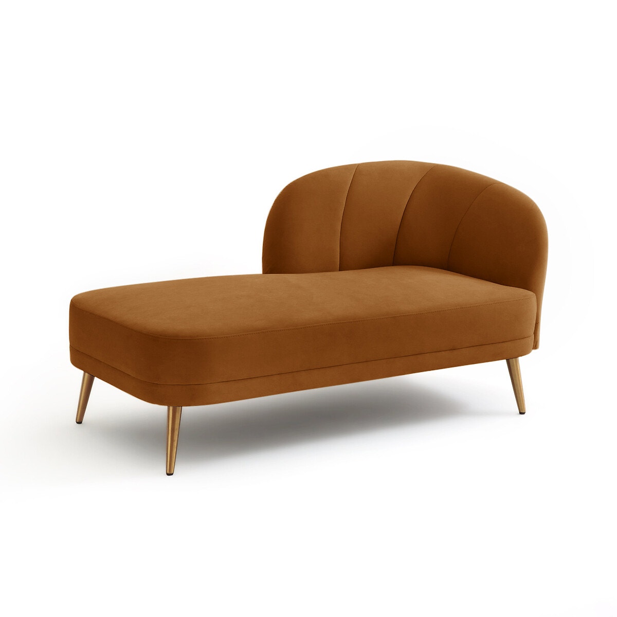 Βελούδινο ανάκλιντρο με αριστερή γωνία Π159xΥ81cm