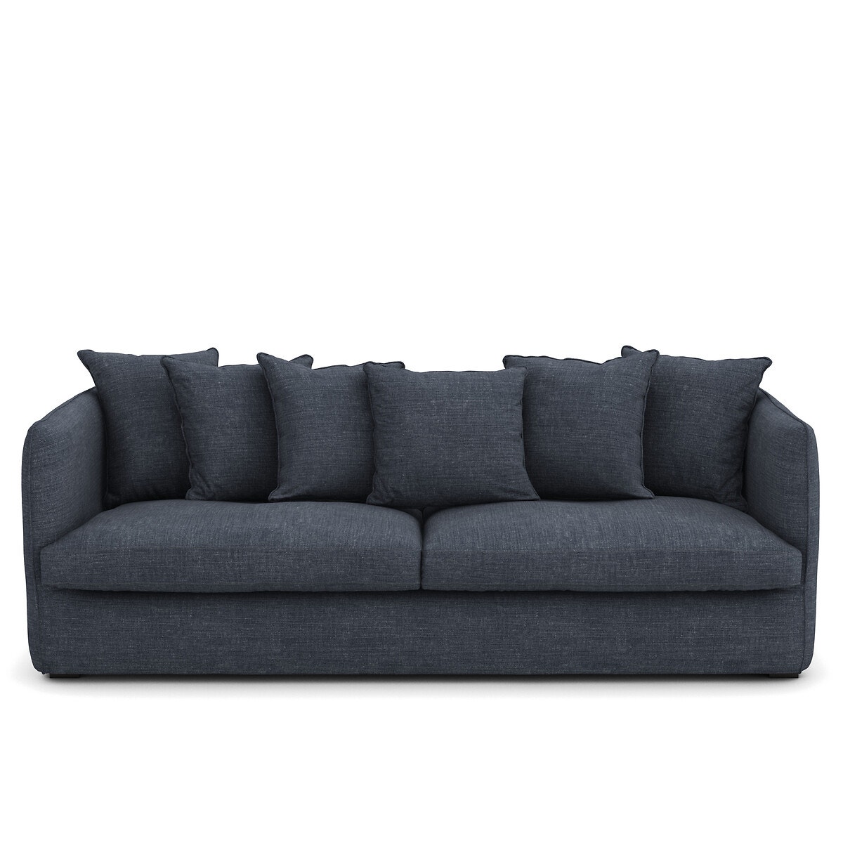 Καναπές από βαμβάκι-λινό Μ95xΠ182xΥ82cm