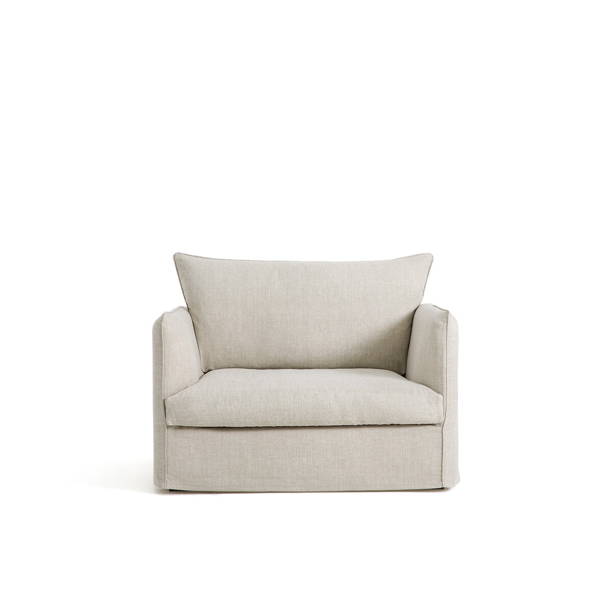 Πολυθρόνα XL από βαμβάκι-λινό, Néo Chiquito