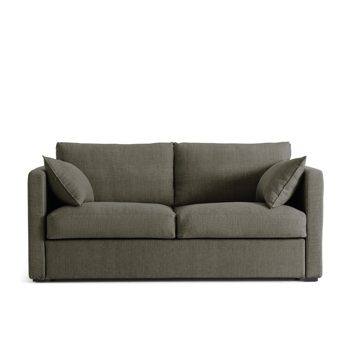 Διθέσιος πτυσσόμενος καναπές-κρεβάτι από βαμβάκι και λινό Μ98xΠ187xΥ87cm