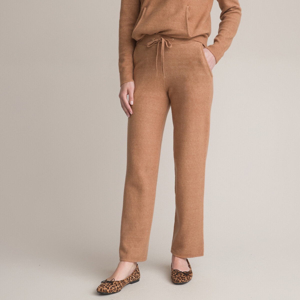 Ίσιο πλεκτό παντελόνι