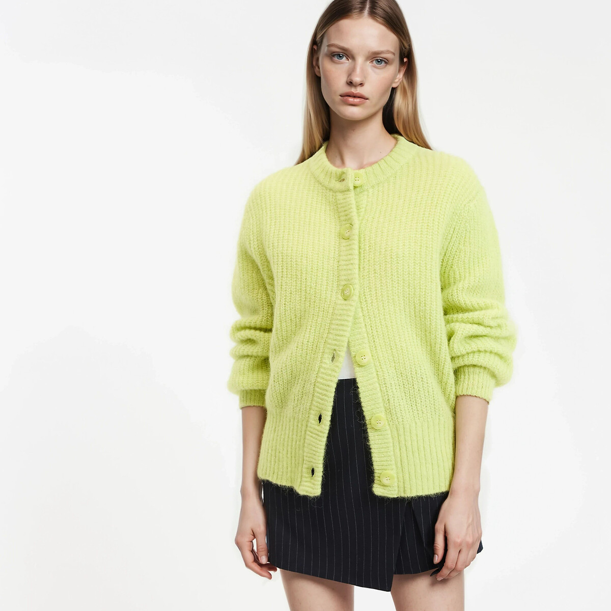 La Redoute Collections Ζακέτα με αλπακά στη σύνθεση