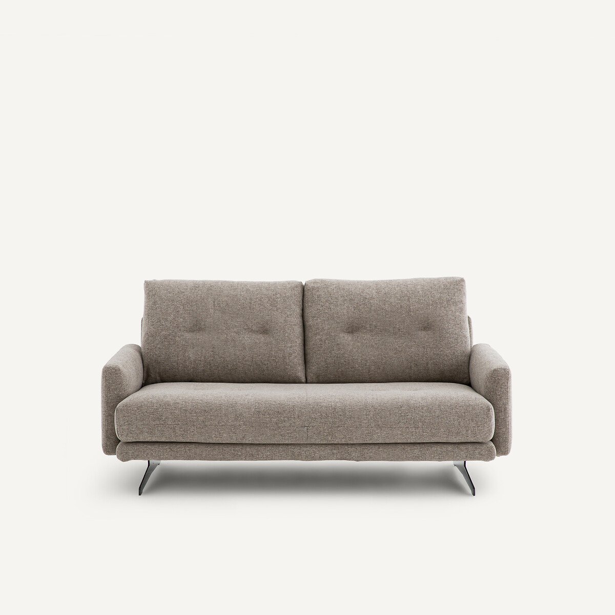 Διθέσιος καναπές με τουίντ ταπετσαρία Μ95xΠ161xΥ81cm