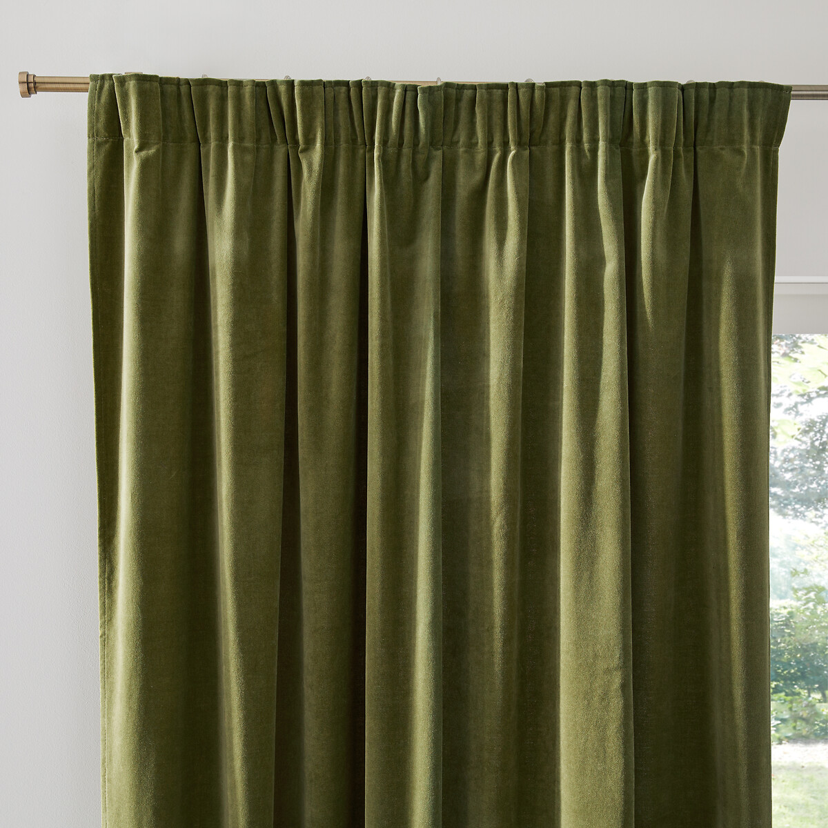 Κουρτίνα από βελούδο με σούρες 220x135 cm