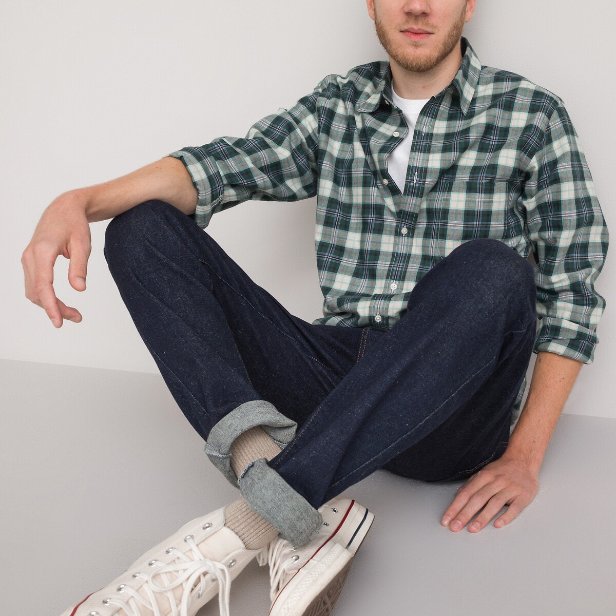 Μακρυμάνικο καρό πουκάμισο