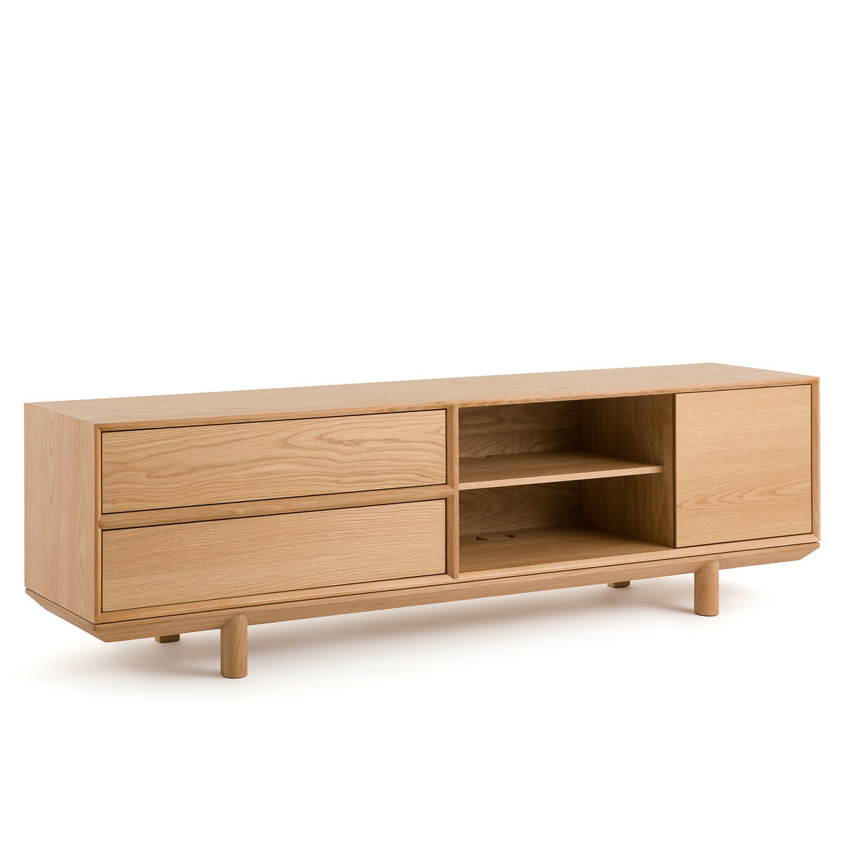 AM.PM Έπιπλο τηλεόρασης από ξύλο δρυ Μ45xΠ190xΥ56cm