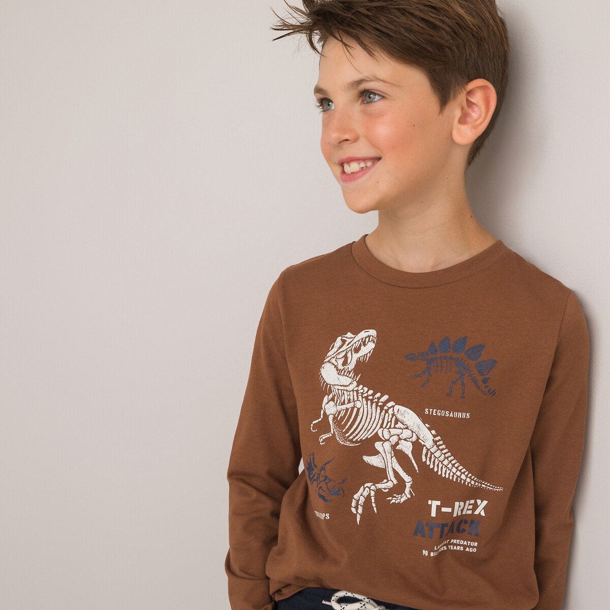 Μόδα > Παιδικά > Αγόρι > T-shirt, πόλο > Μακριά μανίκια Μακρυμάνικη μπλούζα με στάμπα δεινόσαυρους