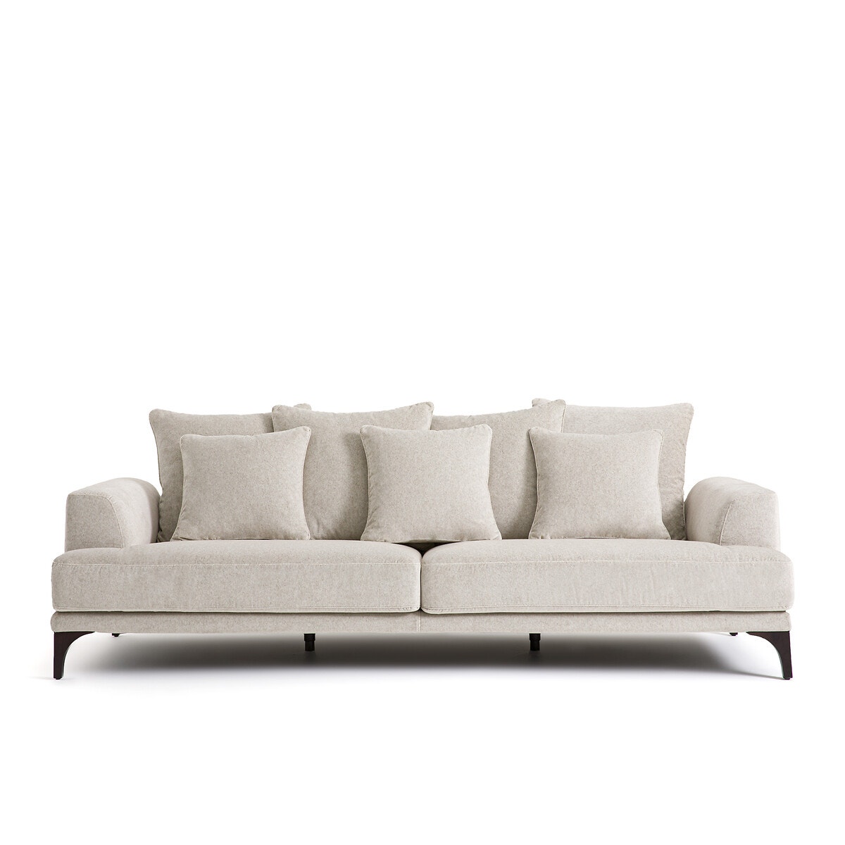 Καναπές από λινό βελούδο Μ105xΠ217xΥ84cm