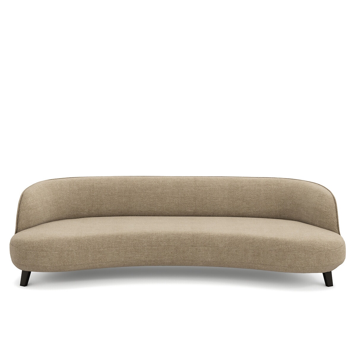 Πενταθέσιος καναπές με ανακυκλωμένη σενίλ ταπετσαρία Μ107xΠ240xΥ75cm