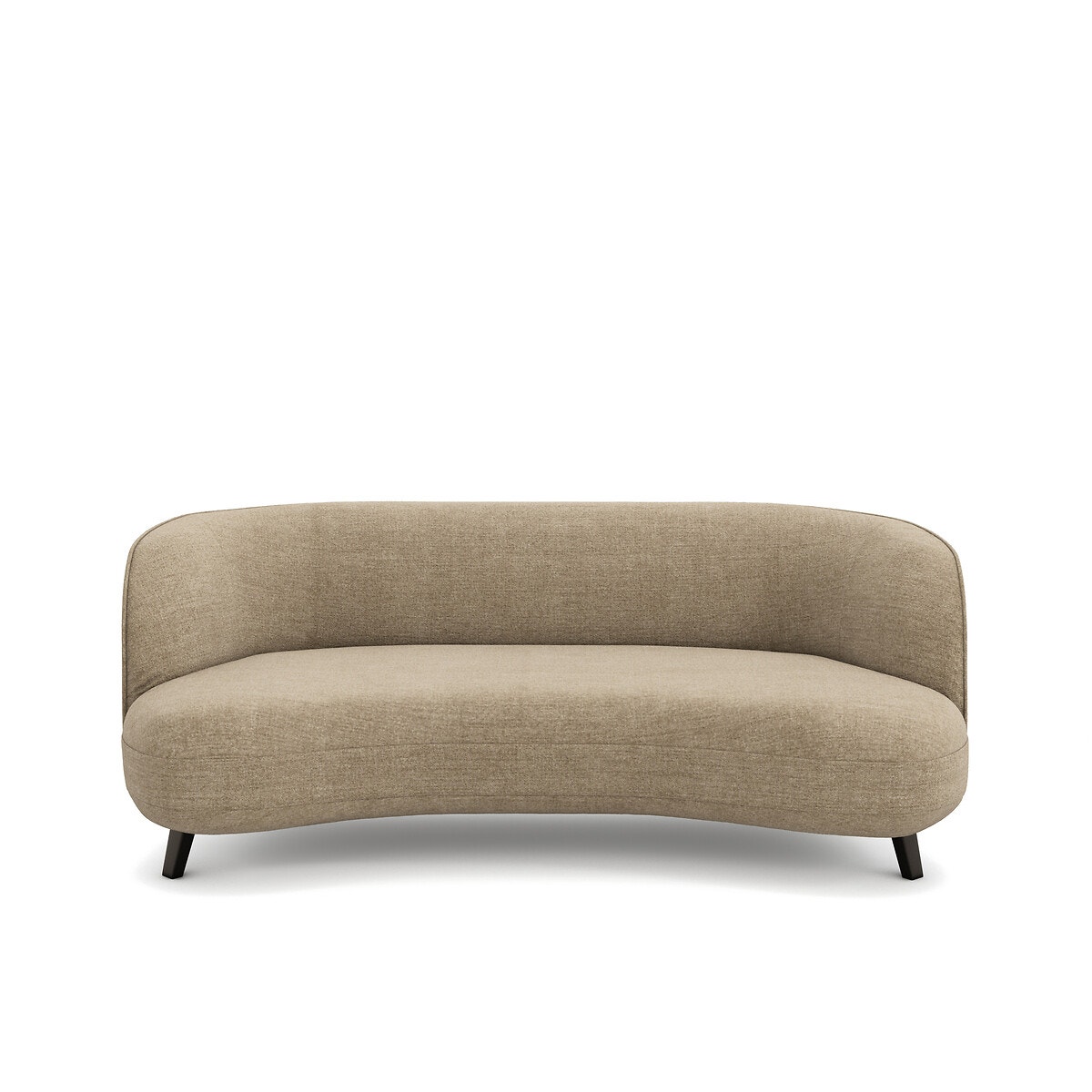 Τριθέσιος καναπές με ανακυκλωμένη σενίλ ταπετσαρία Μ99xΠ200xΥ75cm