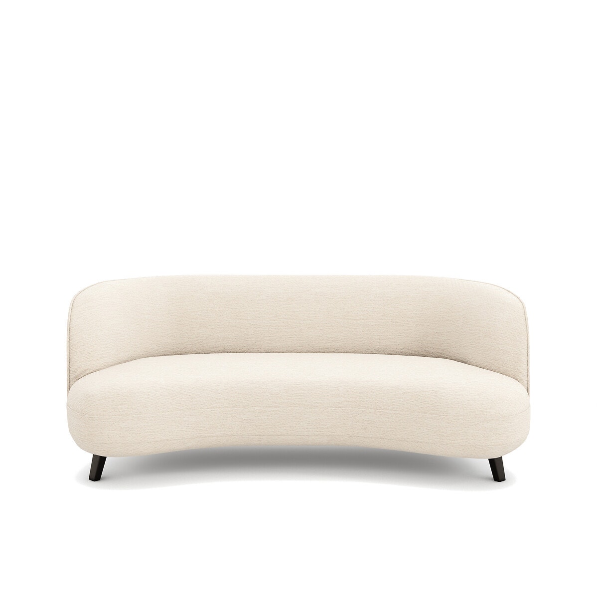 Τριθέσιος καναπές με ανακυκλωμένη σενίλ ταπετσαρία Μ99xΠ200xΥ75cm