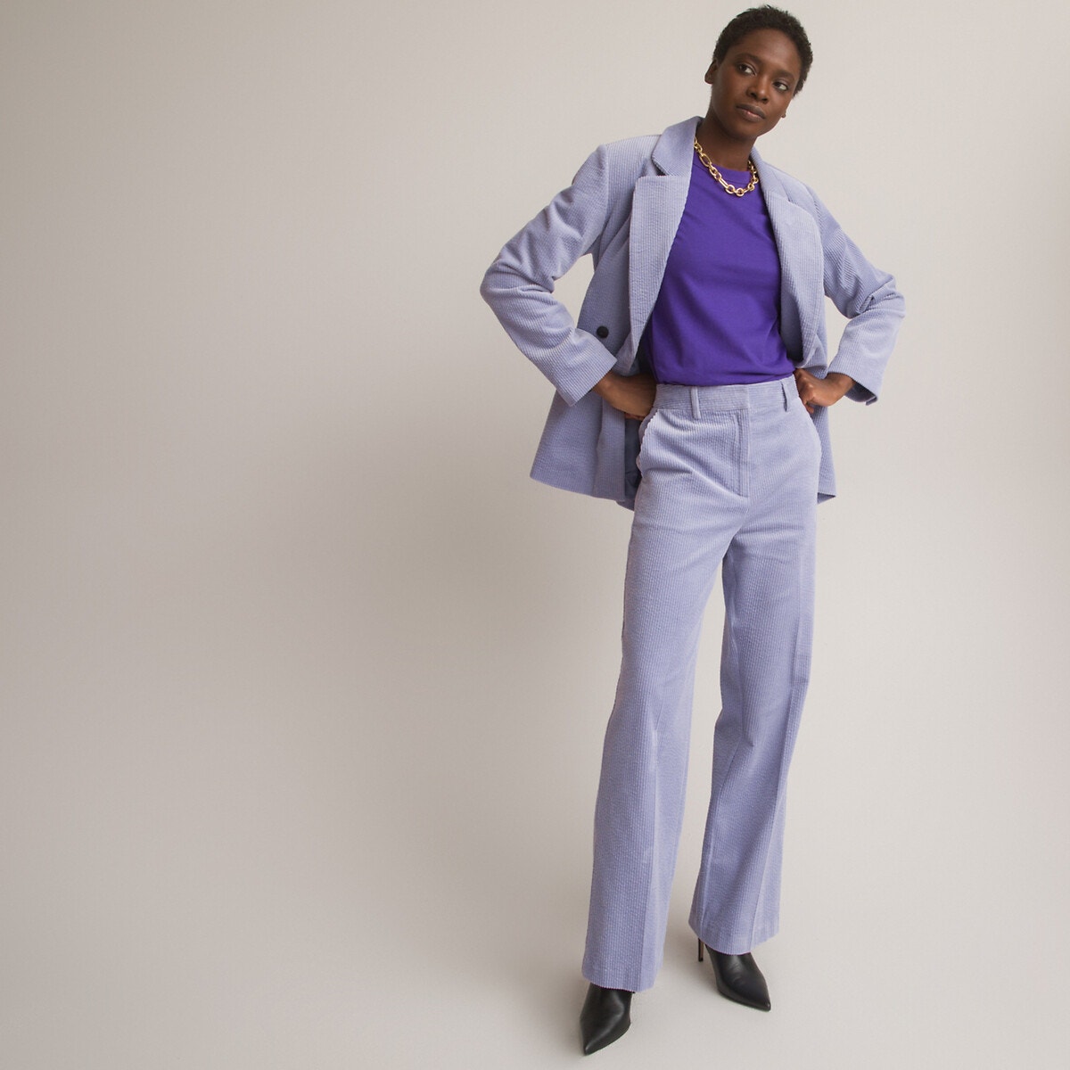 Φαρδύ παντελόνι από βελούδο κοτλέ