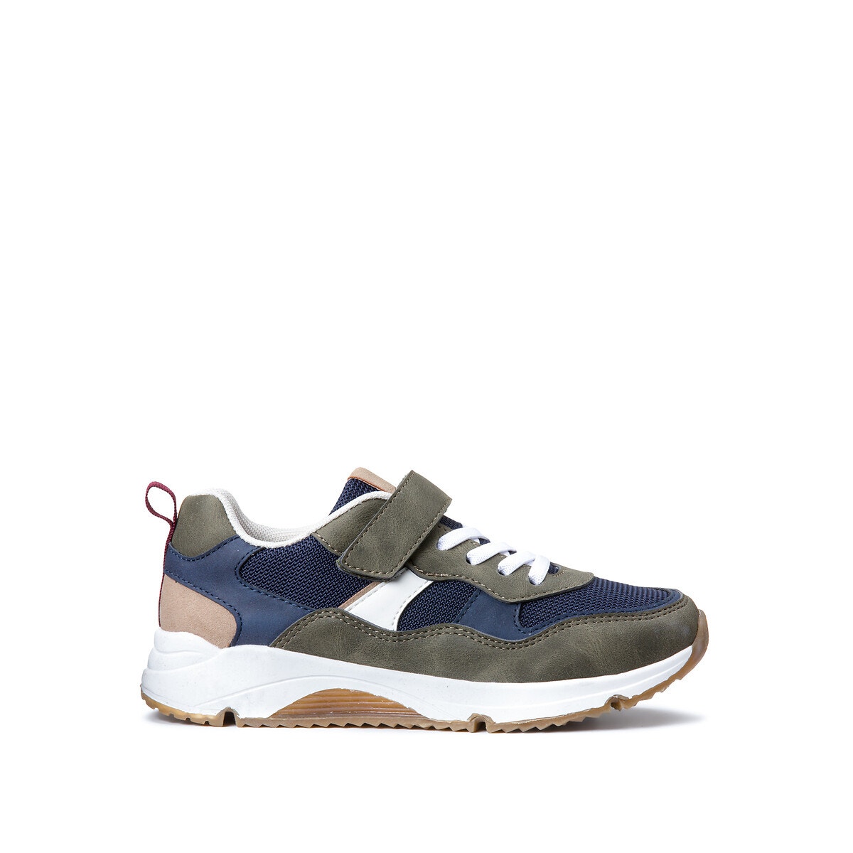 Χαμηλά αθλητικά παπούτσια με κορδόνια και βέλκρο