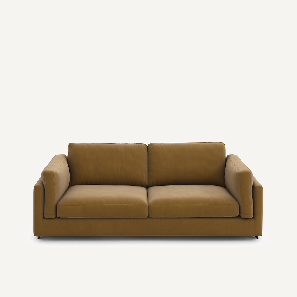 Πτυσσόμενος καναπές από λινό βελούδο Μ99xΠ213xΥ89cm