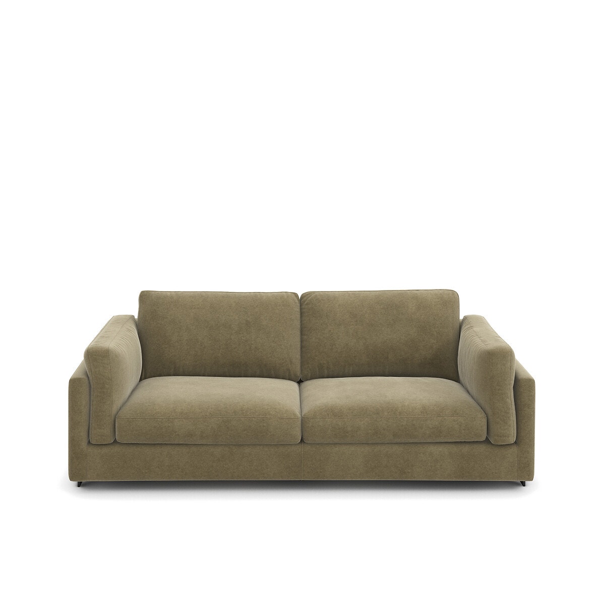 Πτυσσόμενος καναπές από λινό βελούδο Μ99xΠ213xΥ89cm