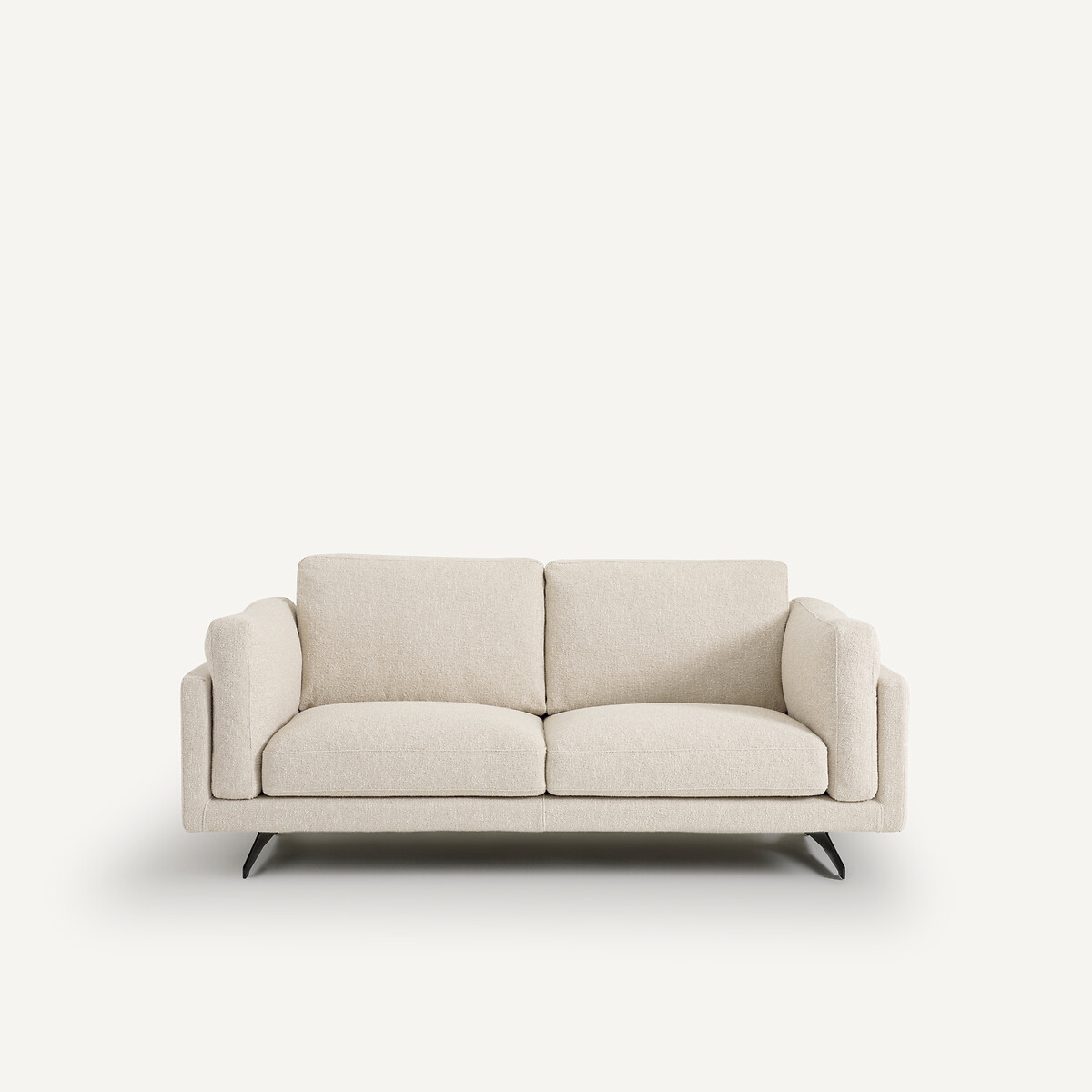 Διθέσιος καναπές με μπουκλέ ταπετσαρία Μ99xΠ188xΥ82cm