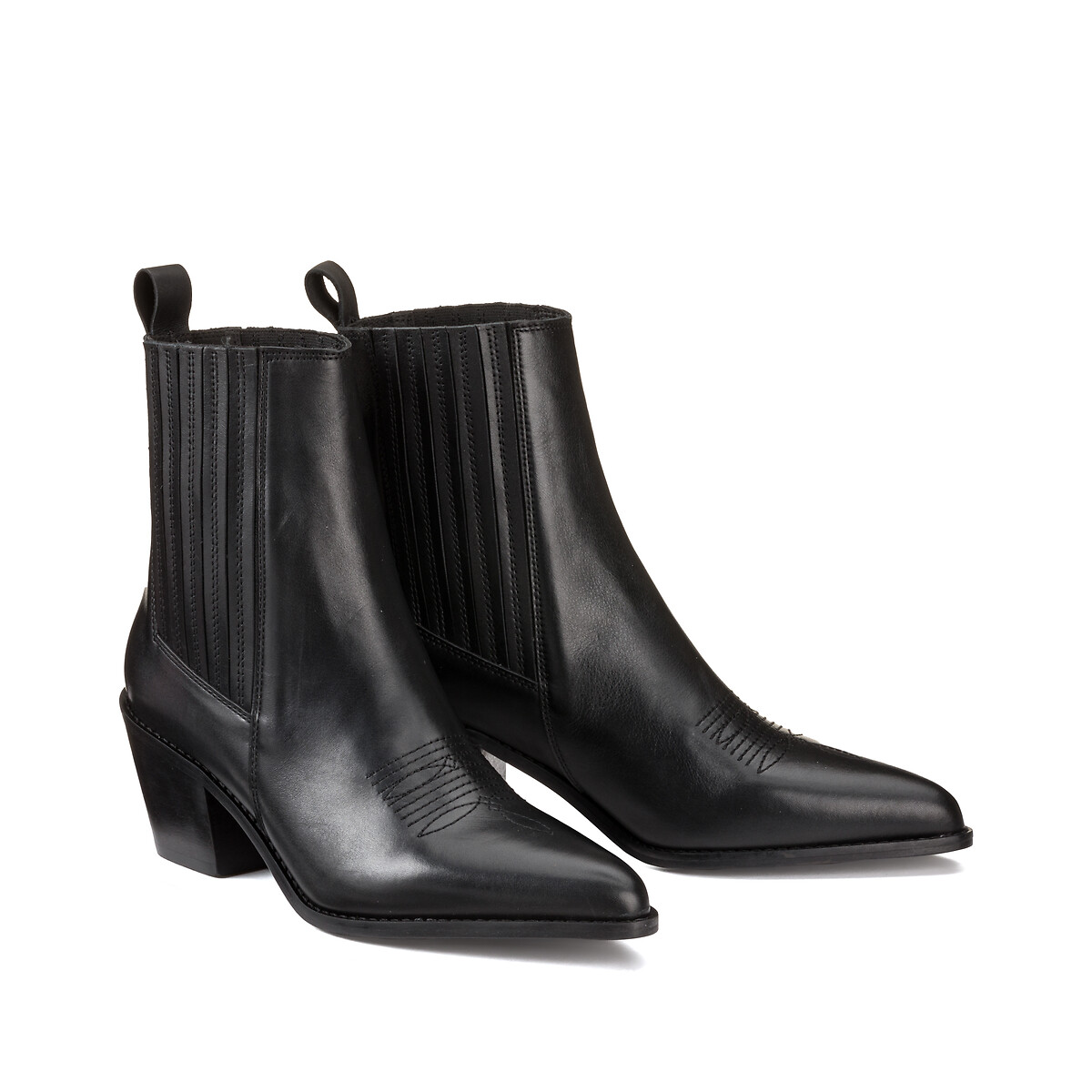 La Redoute Collections Δερμάτινα μποτάκια western