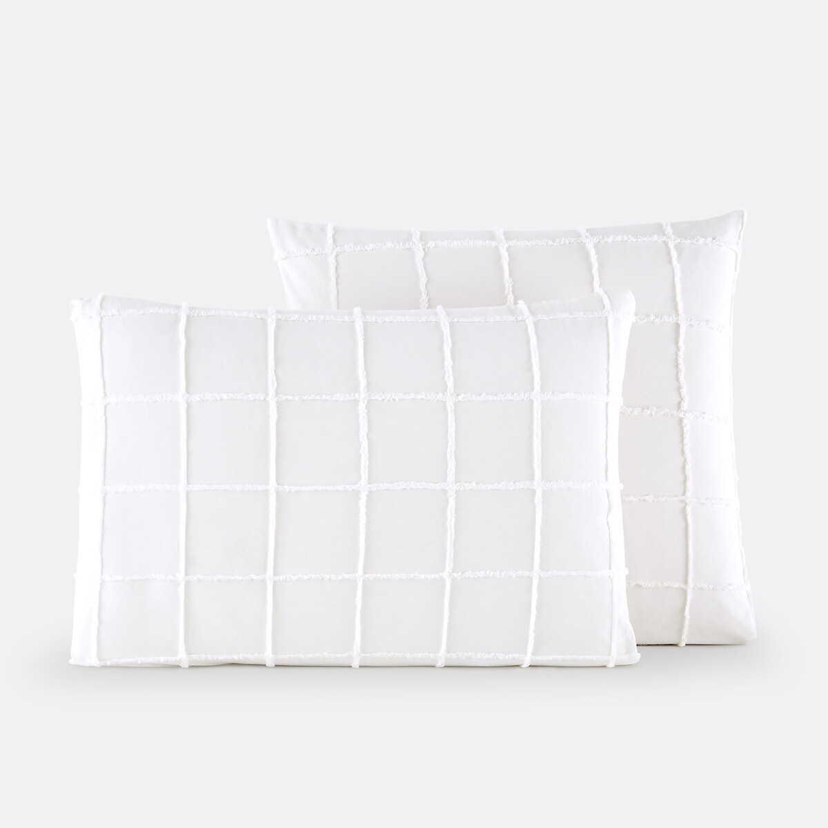 Βαμβακερή μαξιλαροθήκη με ανάγλυφο σχέδιο 63x63 cm