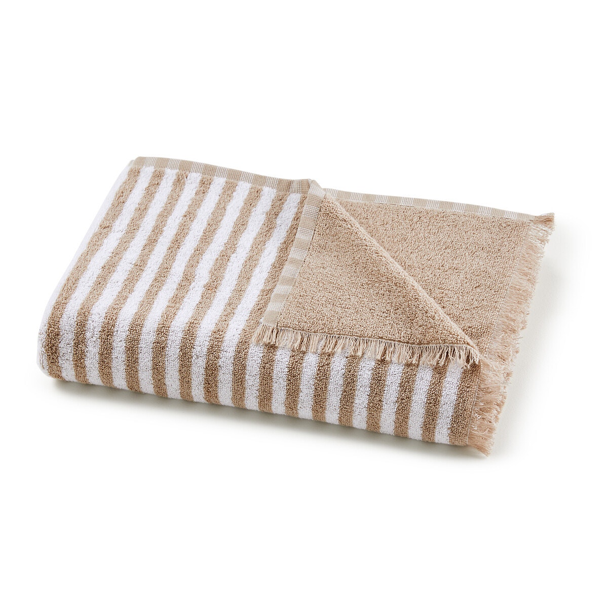 La Redoute Interieurs Ριγέ πετσέτα μπάνιου 500g 70x150 cm
