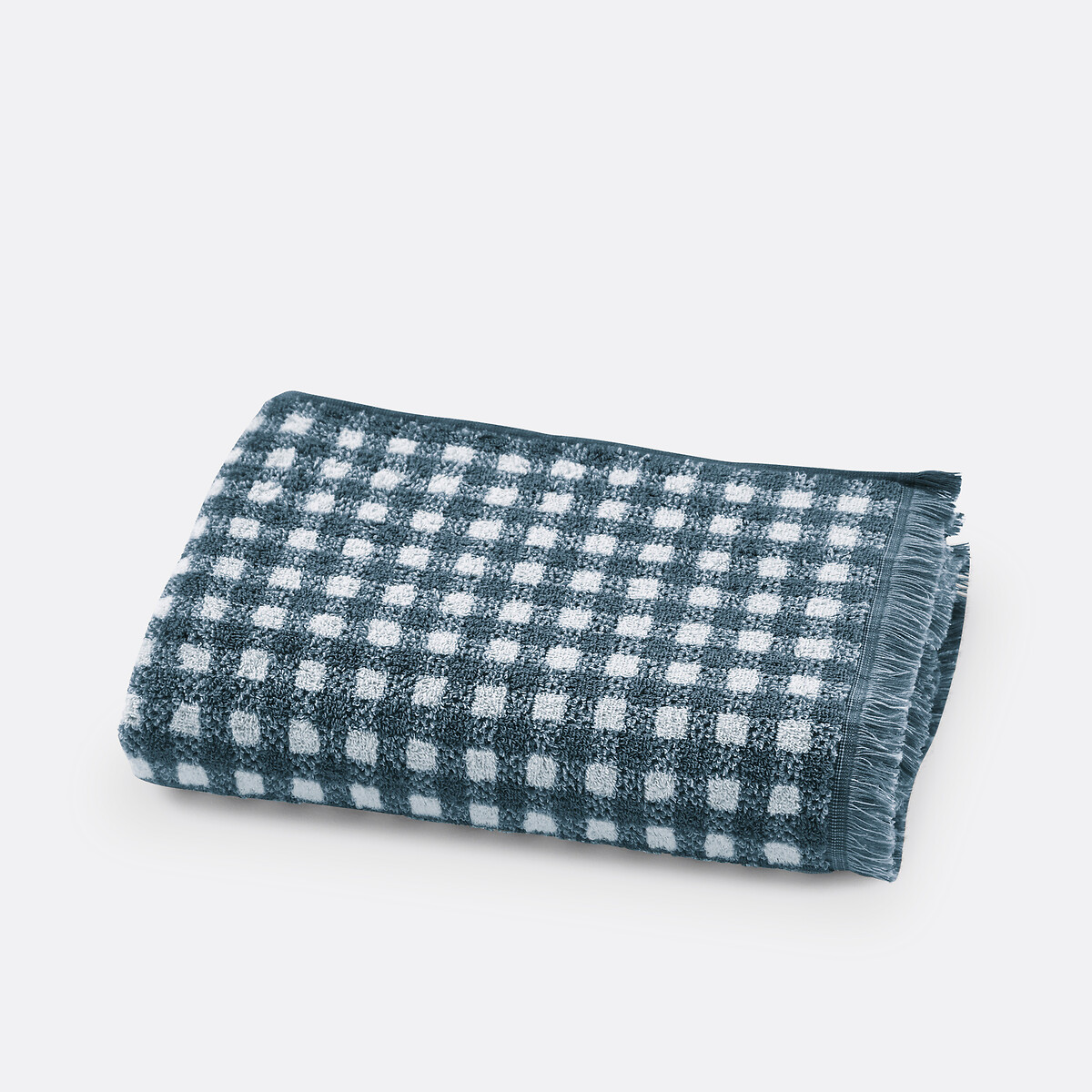 La Redoute Interieurs Μάξι καρό πετσέτα μπάνιου 500g 100x150 cm