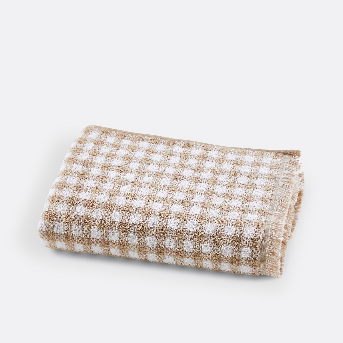 La Redoute Interieurs Μάξι καρό πετσέτα μπάνιου 500g 100x150 cm