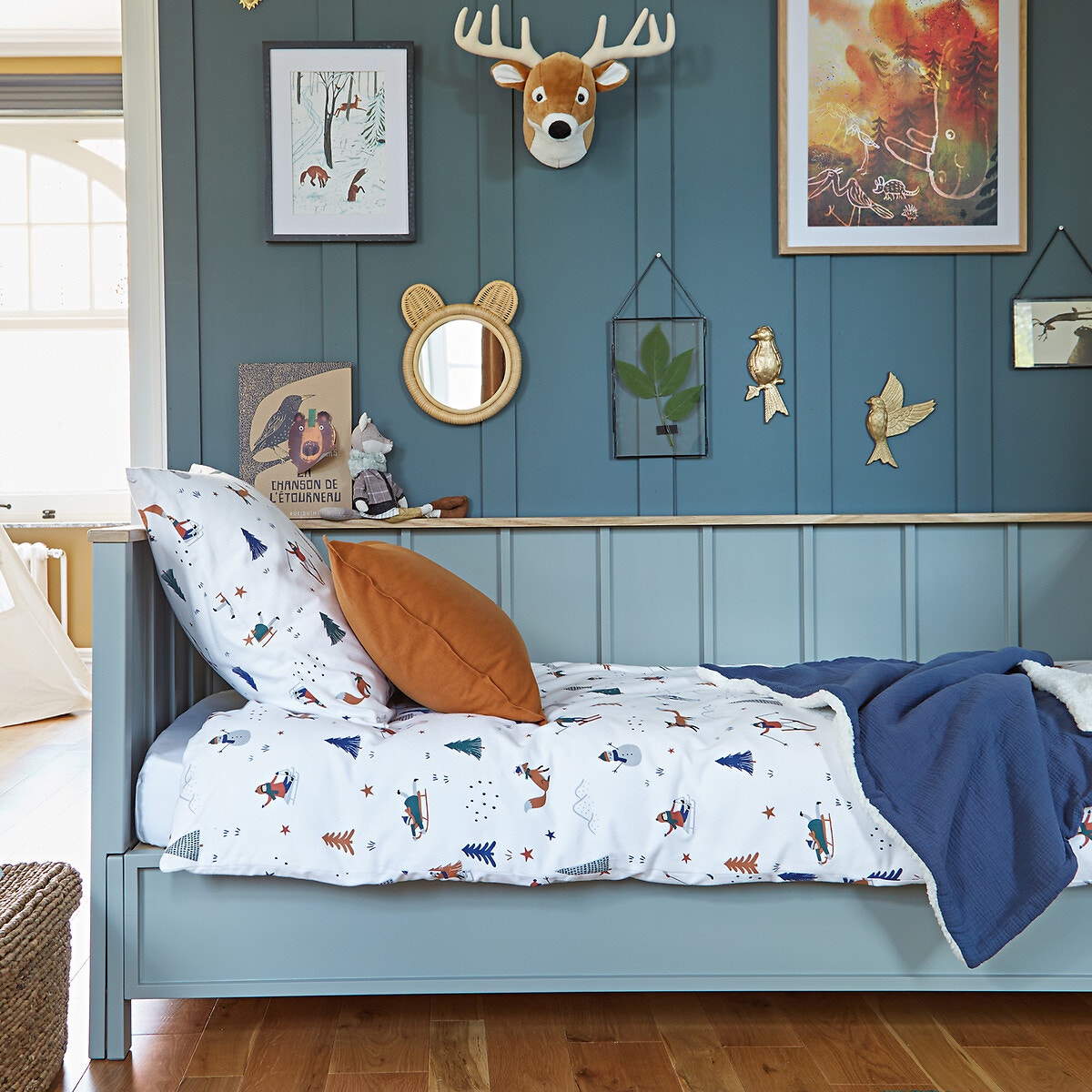 Παπλωματοθήκη από φανέλα 140x150 cm