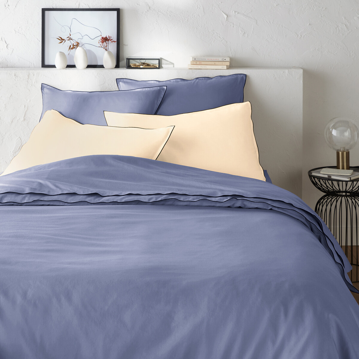 Παπλωματοθήκη από προπλυμένο βαμβακερό σατέν 160x210 cm