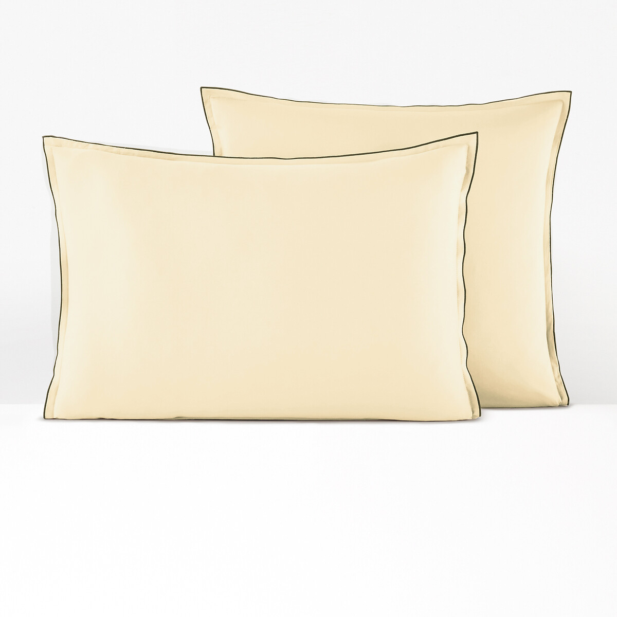 Μαξιλαροθήκη από προπλυμένο βαμβακερό σατέν 63x63 cm