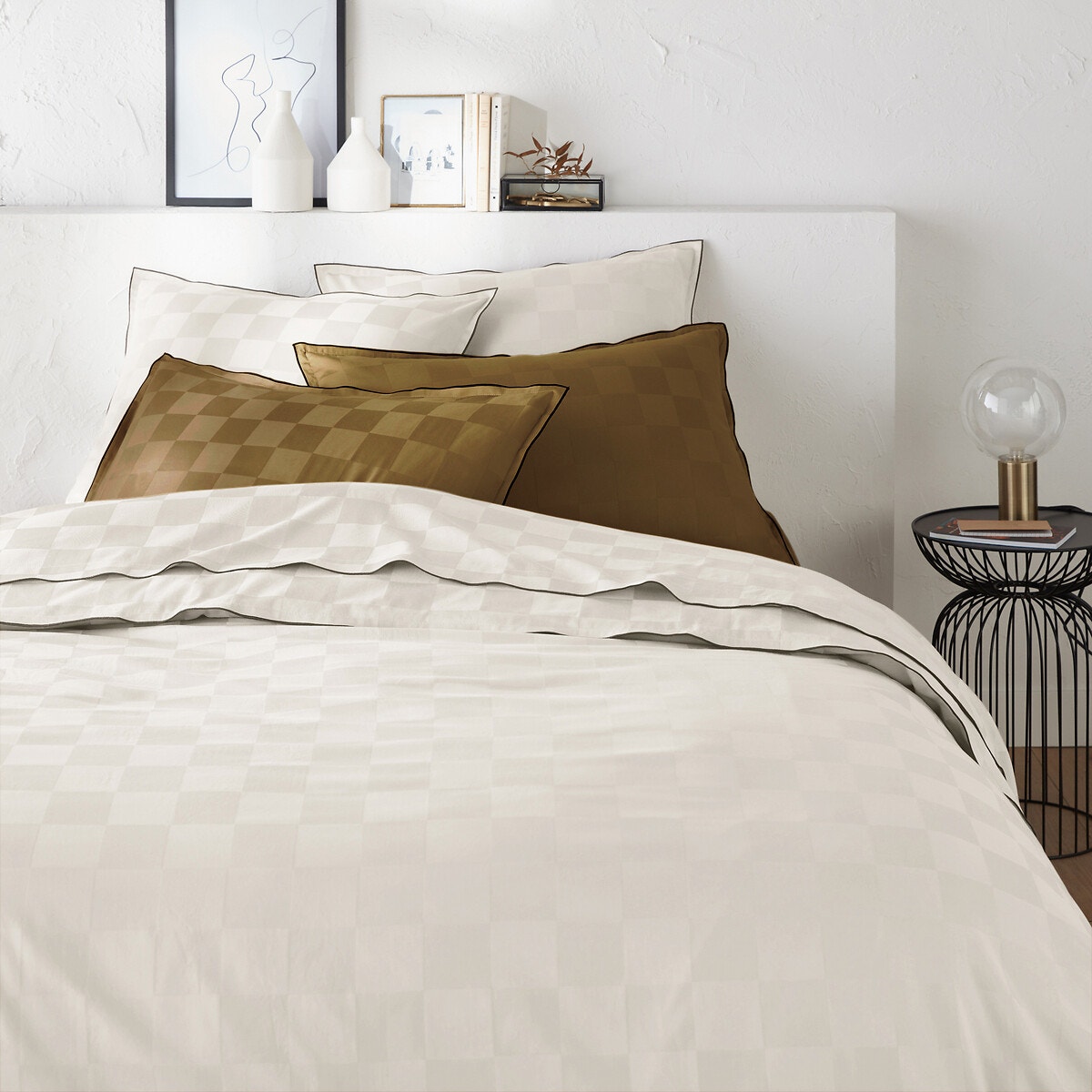 Παπλωματοθήκη από προπλυμένο βαμβακερό σατέν 140x200 cm