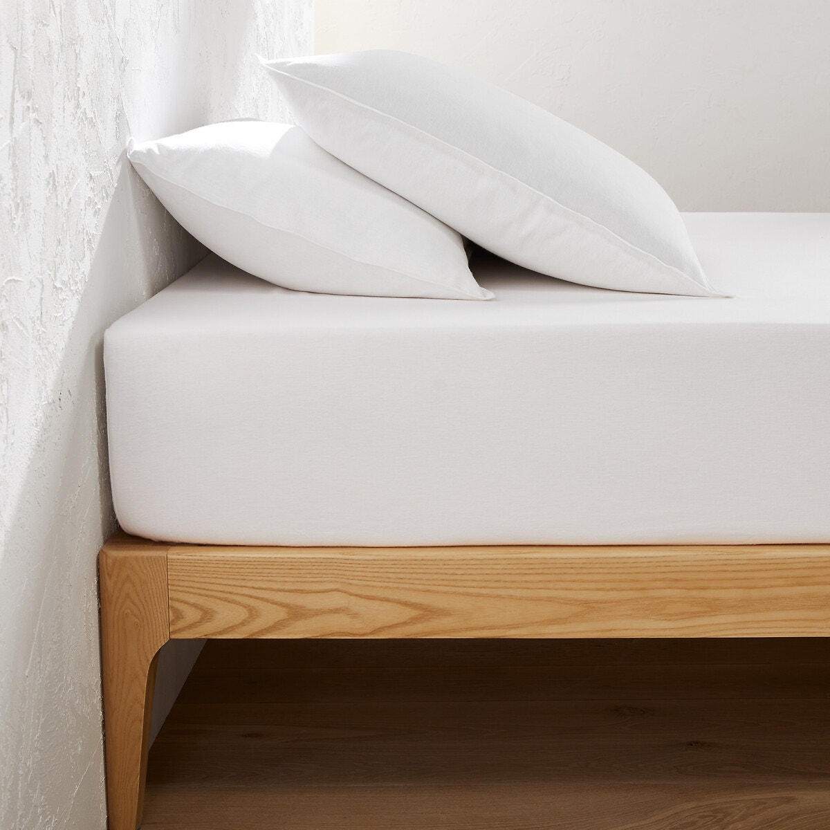 Σεντόνι με λάστιχο ύψους 30 εκ. από βαμβακερή φανέλα 90x190 cm