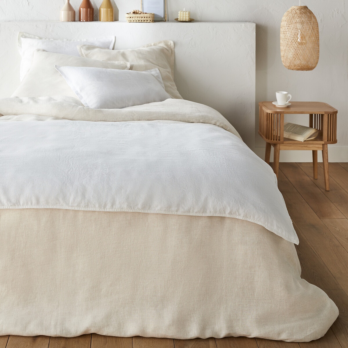 Σπίτι > Λευκά είδη > Υπνοδωμάτιο > Παπλώματα, κουβερλί > Παπλώματα Θήκη καλύμματος κρεβατιού από προπλυμένο λινό 90x190 cm