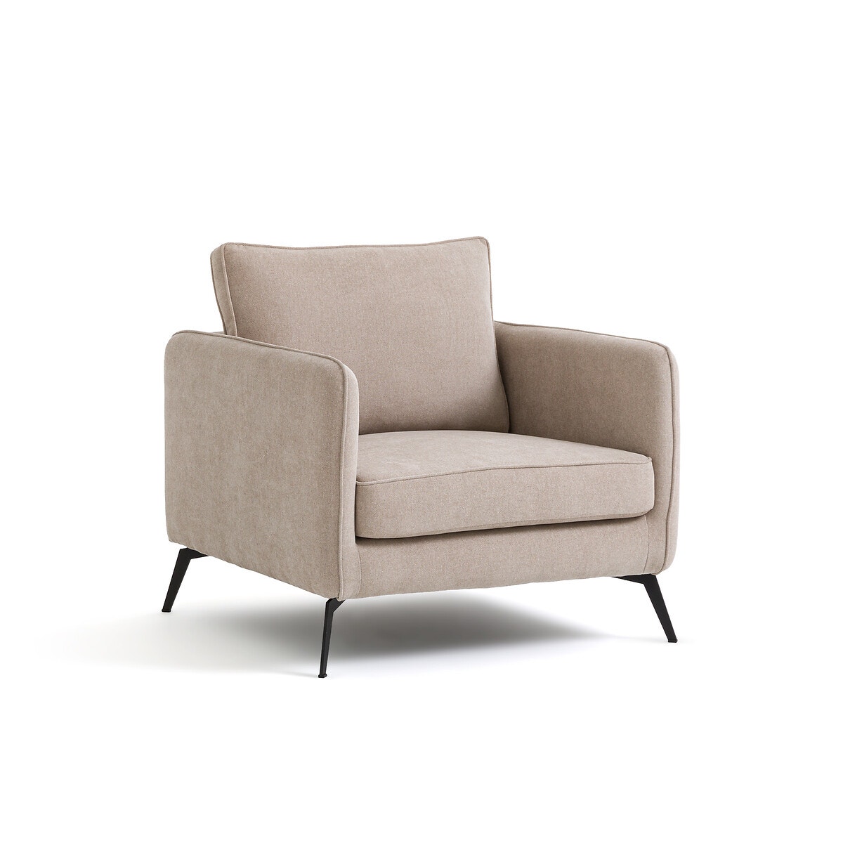 Πολυθρόνα με ταπετσαρία ανάγλυφης ύφανσης Μ93xΠ87xΥ86cm