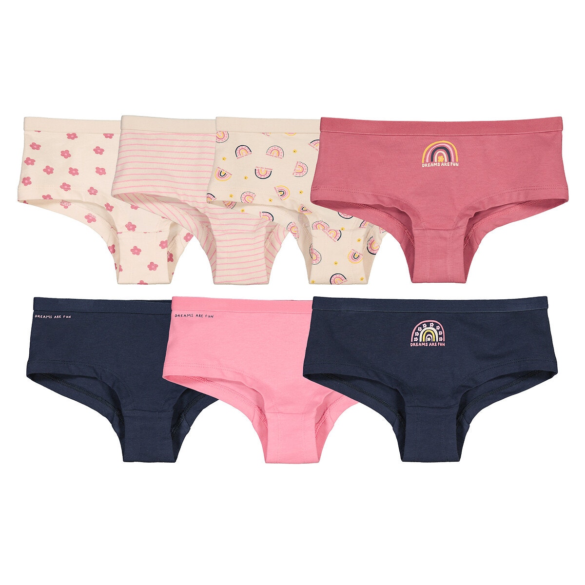 La Redoute Collections Σετ 7 σλιπ hipster