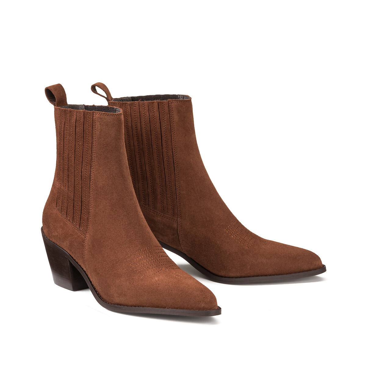 La Redoute Collections Δερμάτινα μποτάκια western