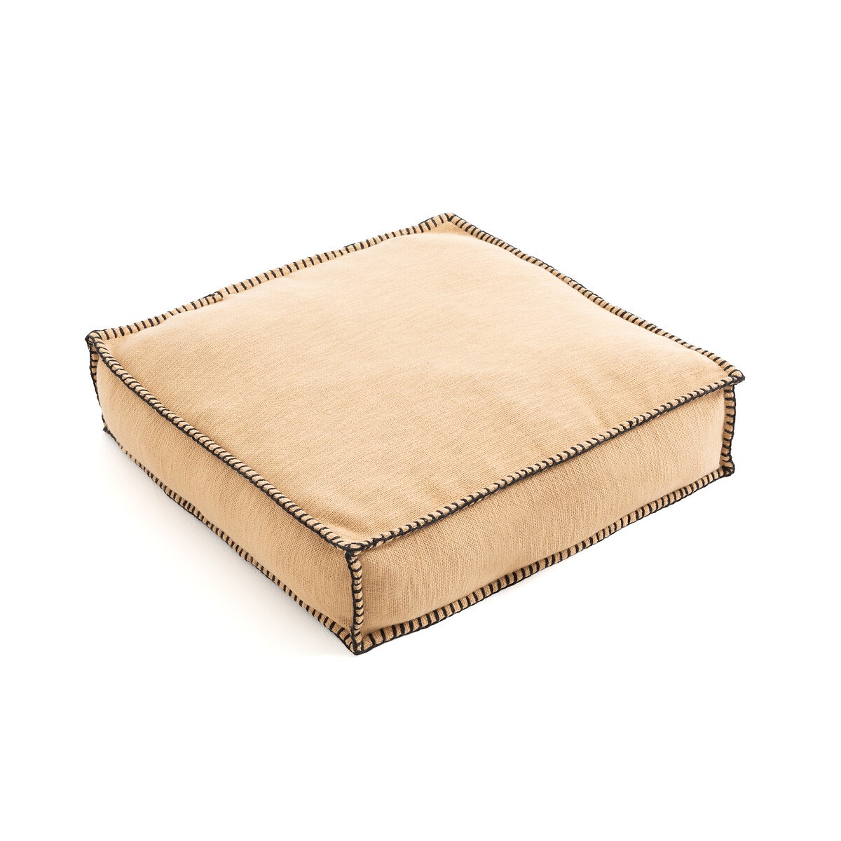 Βαμβακερό μαξιλάρι δαπέδου με ψαθωτή ύφανση, Raoul