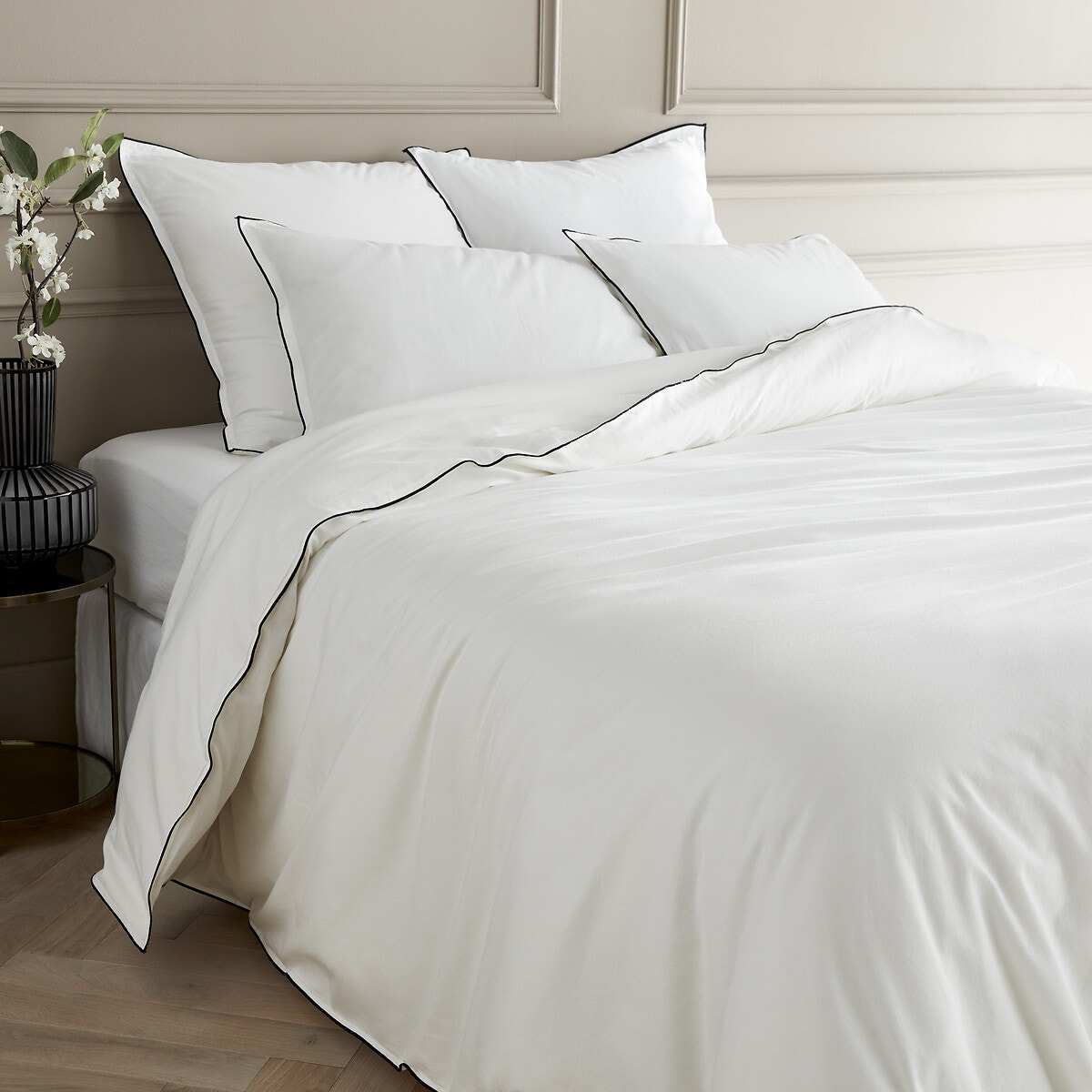 AM.PM Παπλωματοθήκη από προπλυμένο βαμβακερό βουάλ 200x200 cm