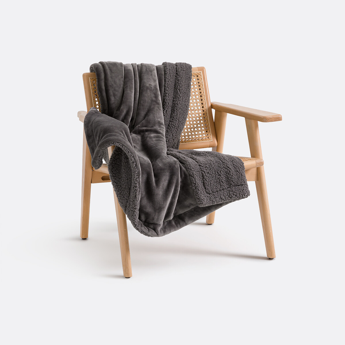 Φλις ριχτάρι με όψη μουτόν 130x170 cm