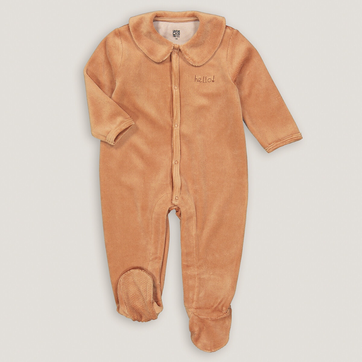 La Redoute Collections Πιτζαμάκι από βελούδο κοτλέ