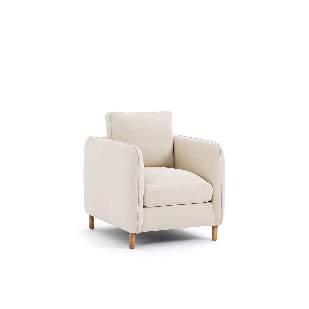 La Redoute Interieurs Πολυθρόνα με μελανζέ ταπετσαρία από πολυέστερ Μ91xΠ80xΥ86cm