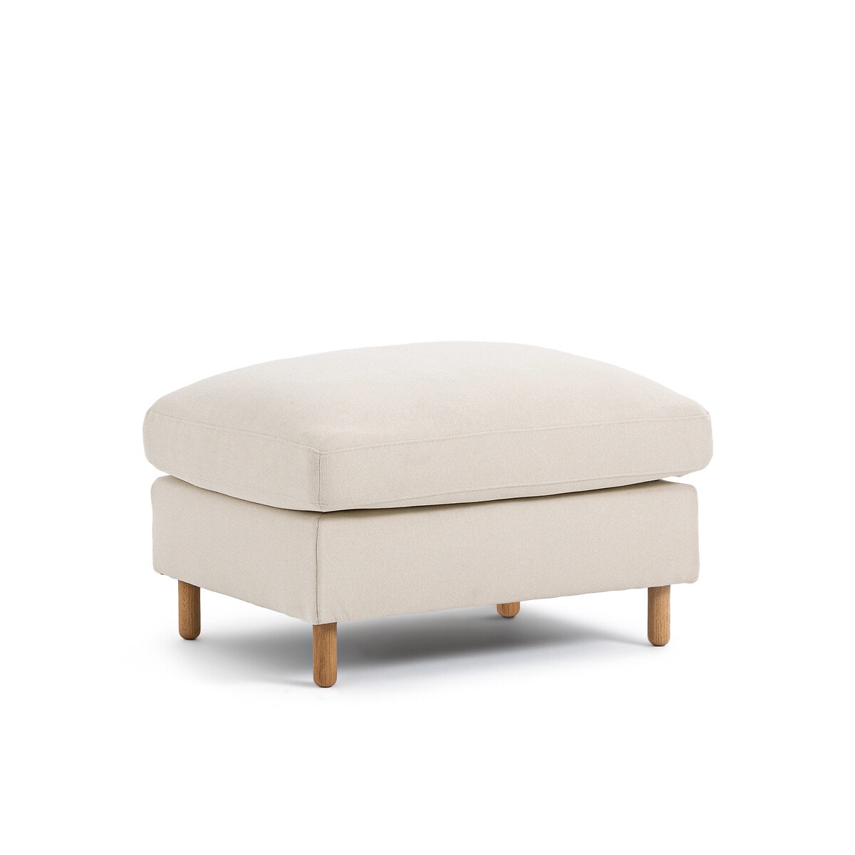 La Redoute Interieurs Ταμπουρέ με μελανζέ ταπετσαρία από πολυέστερ Μ60xΠ85xΥ60cm