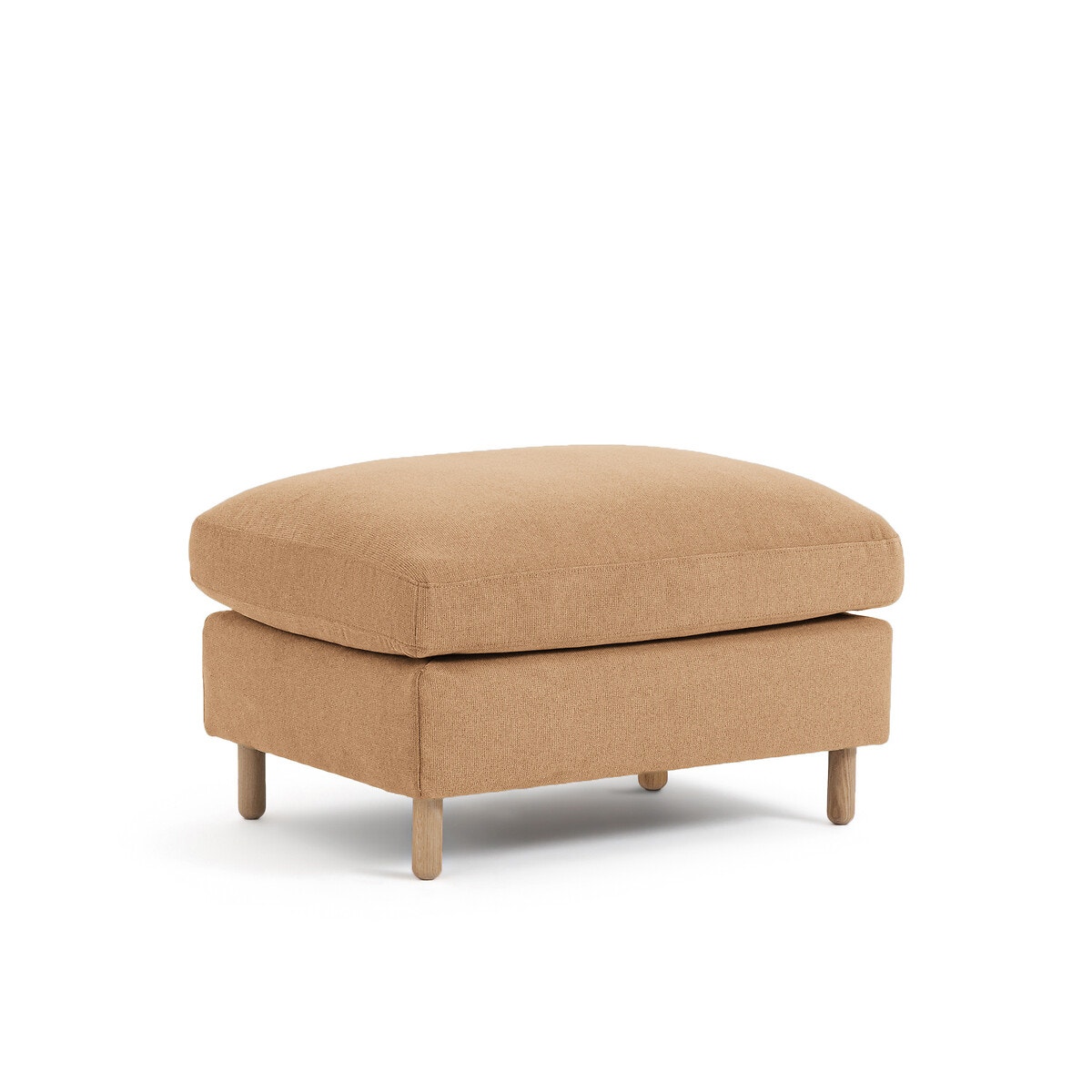 Ταμπουρέ με μελανζέ ταπετσαρία από πολυέστερ Μ60xΠ85xΥ60cm