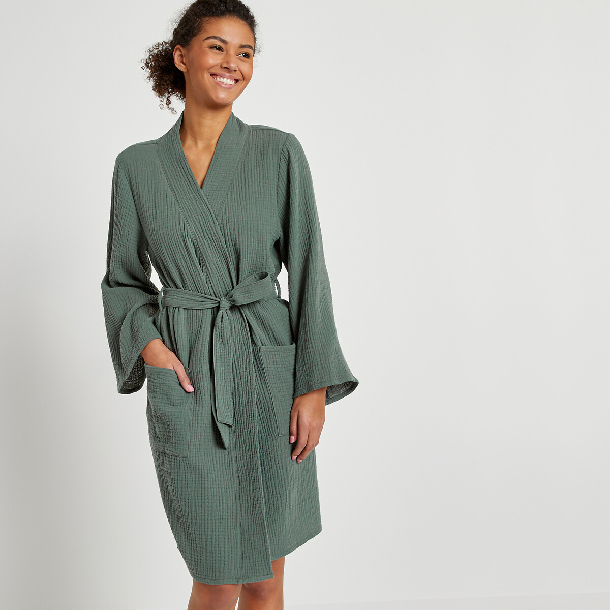 Μπουρνούζι από βαμβακερή γάζα