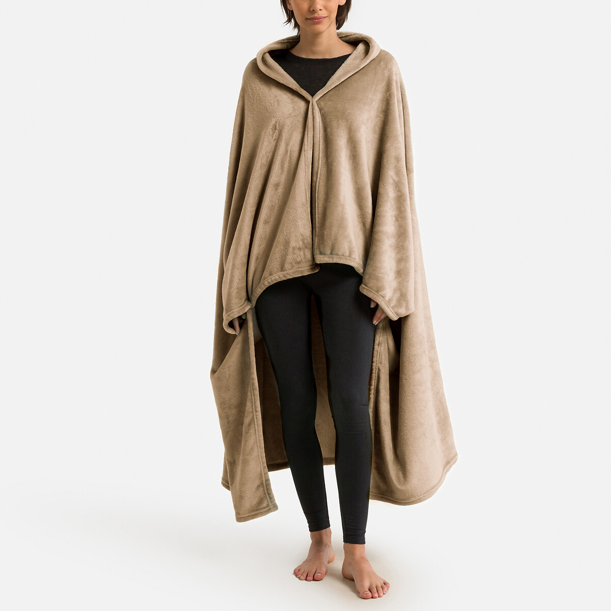 Φλις ριχτάρι με μανίκια από ανακυκλωμένο πολυέστερ 130x170 cm